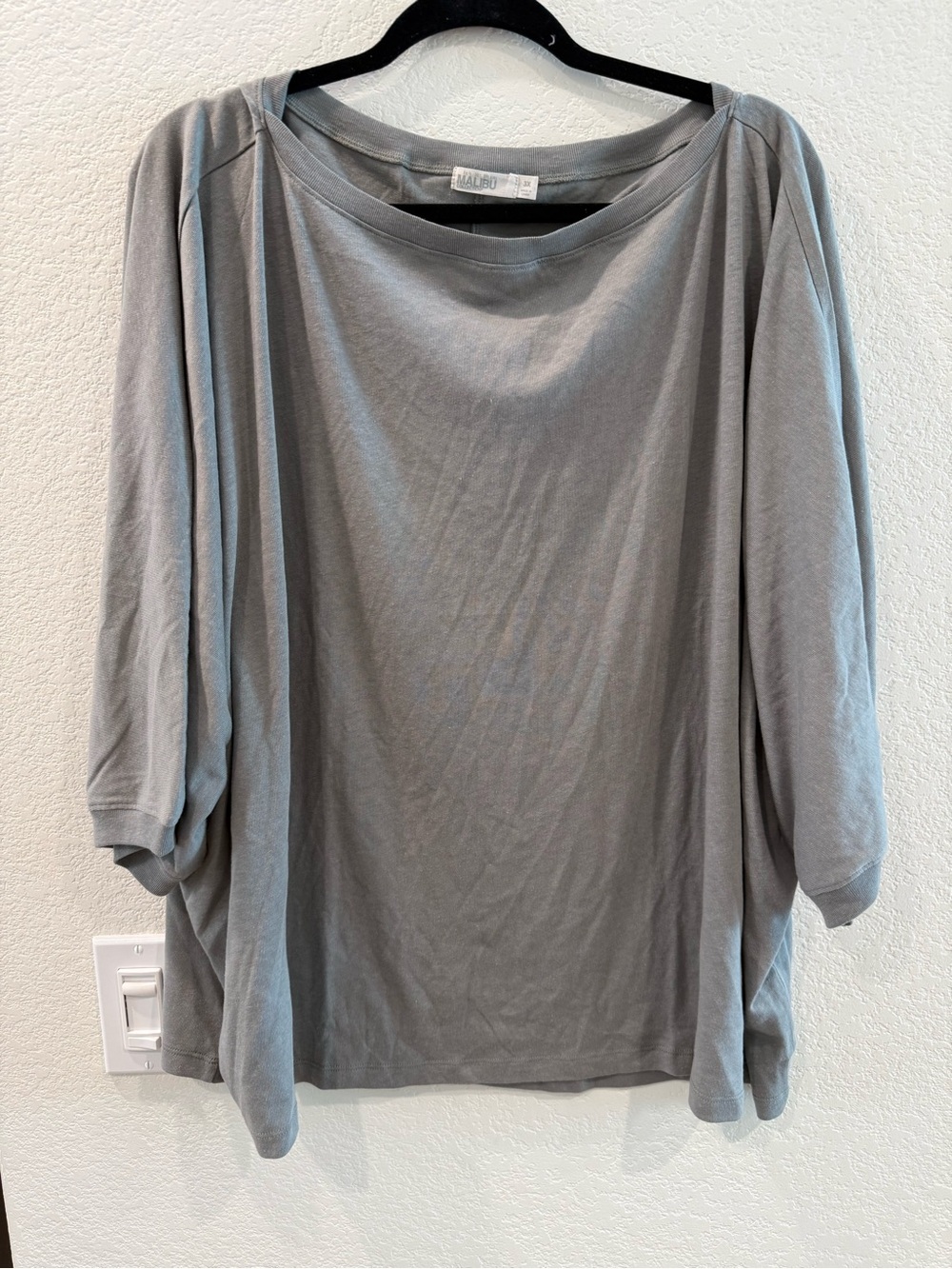 Barefoot dreams Malibu Light Gray Dolman Long Sleeve Women's Top